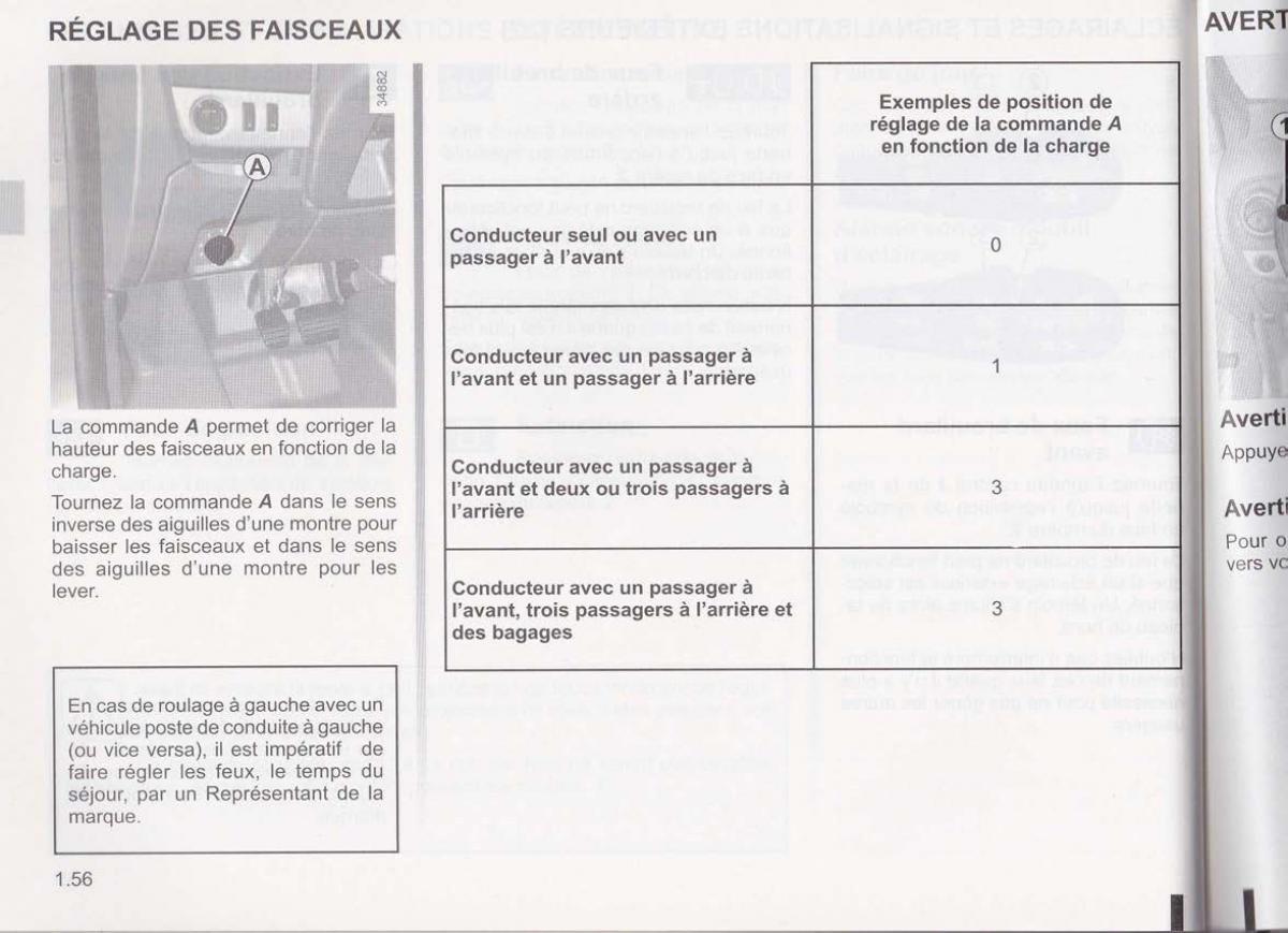 Dacia Lodgy manuel du proprietaire / page 58