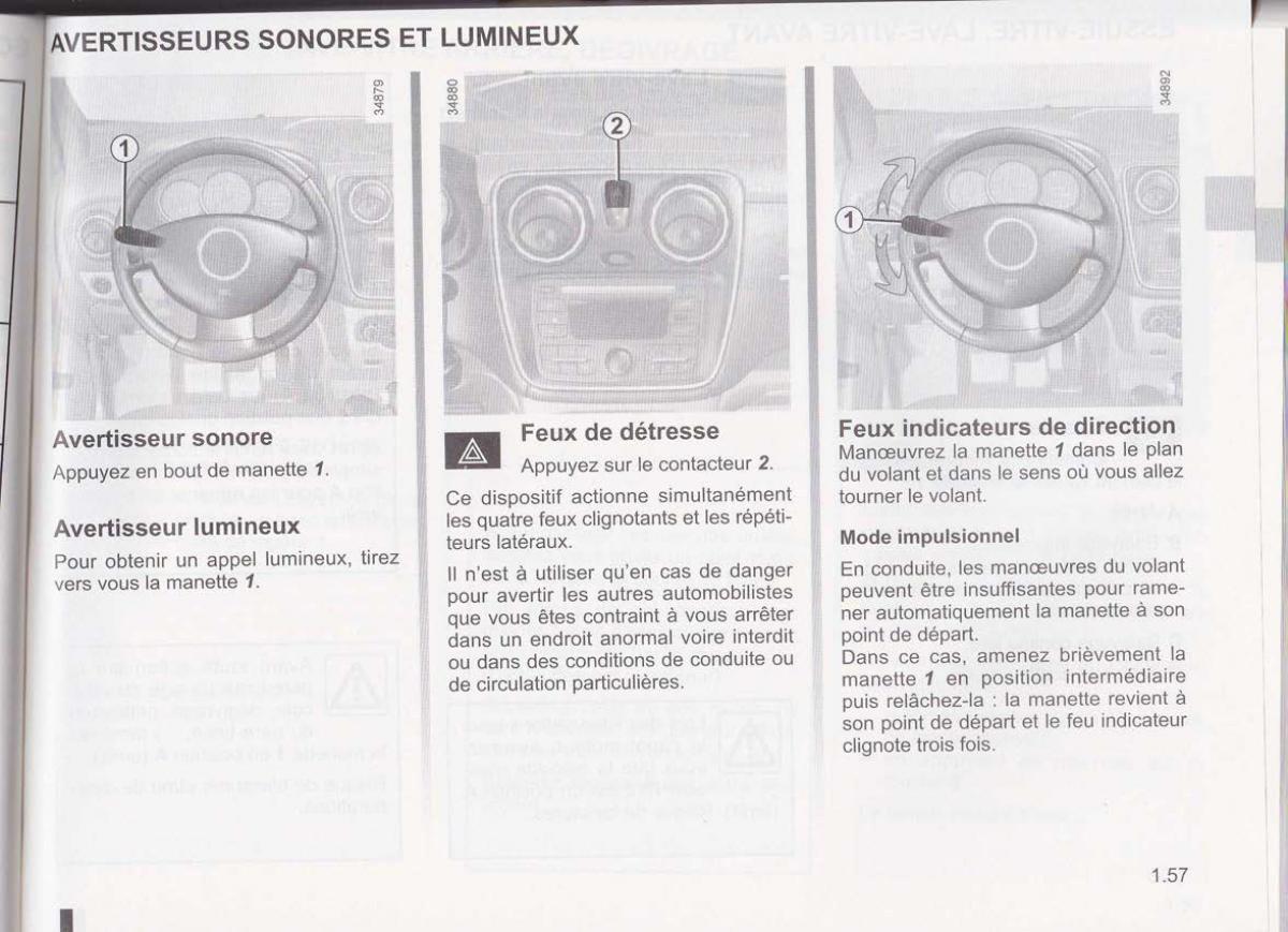 Dacia Lodgy manuel du proprietaire / page 59