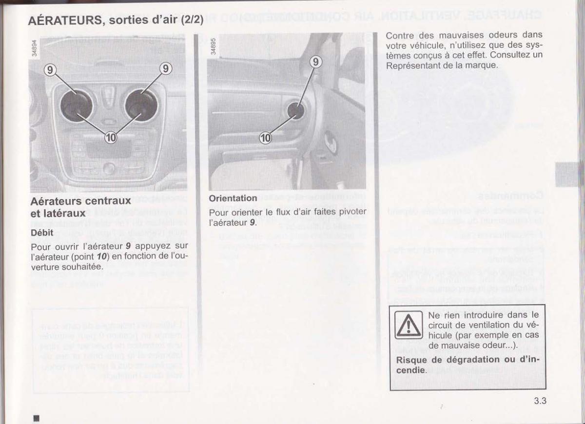 Dacia Lodgy manuel du proprietaire / page 84