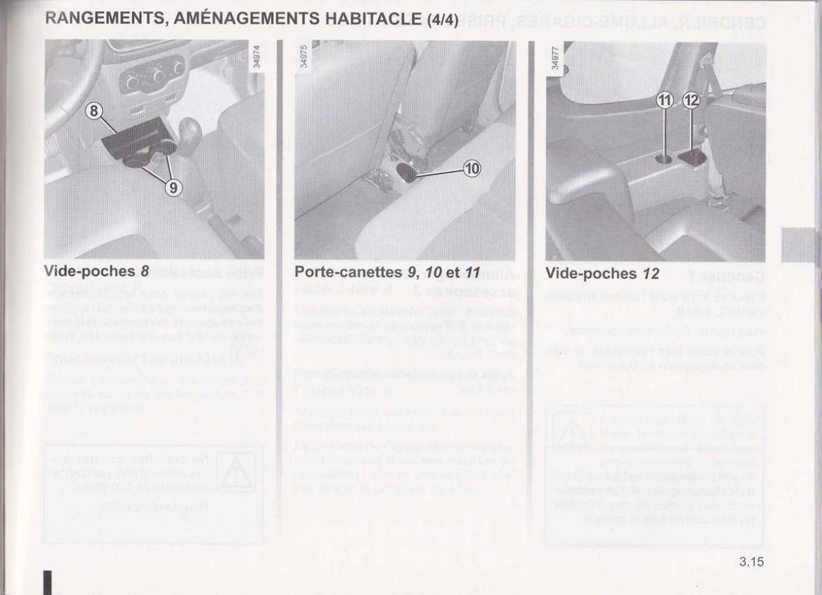 Dacia Lodgy manuel du proprietaire / page 96