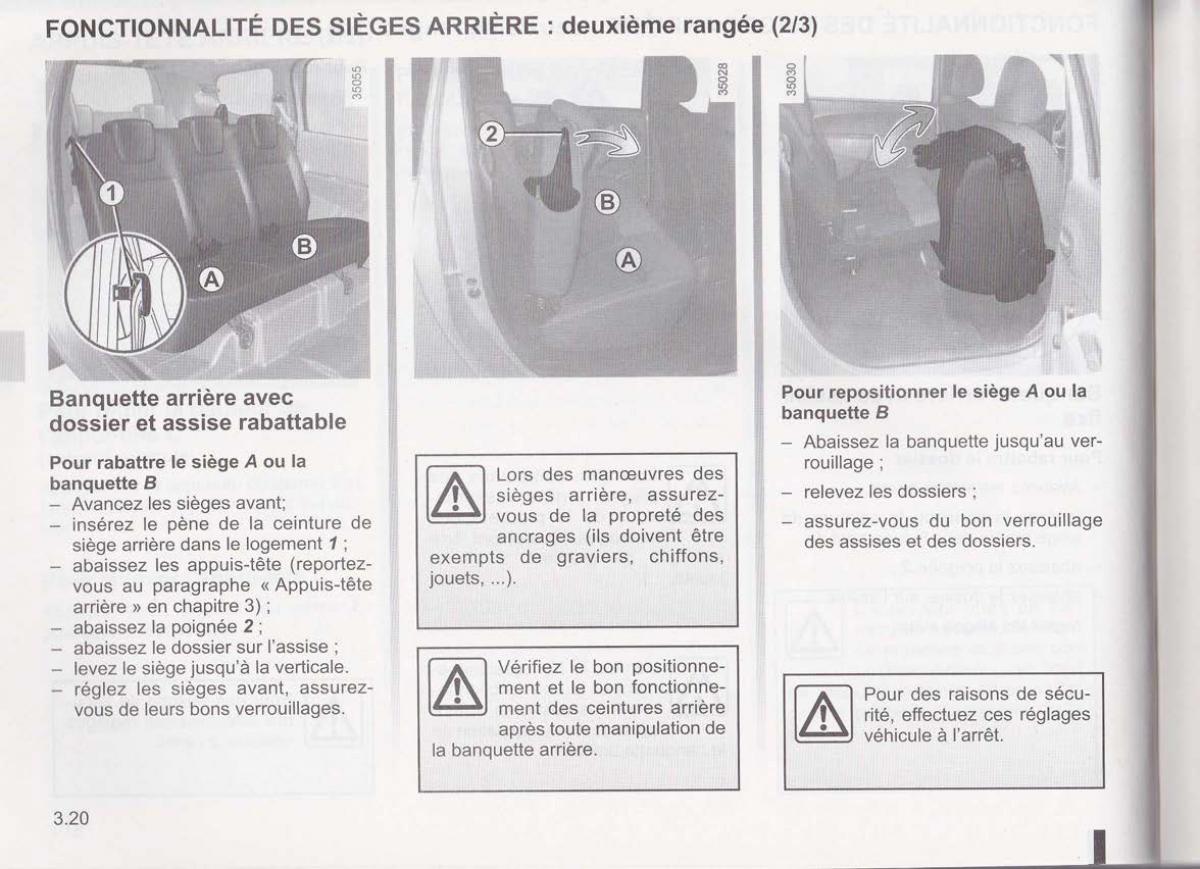 Dacia Lodgy manuel du proprietaire / page 101