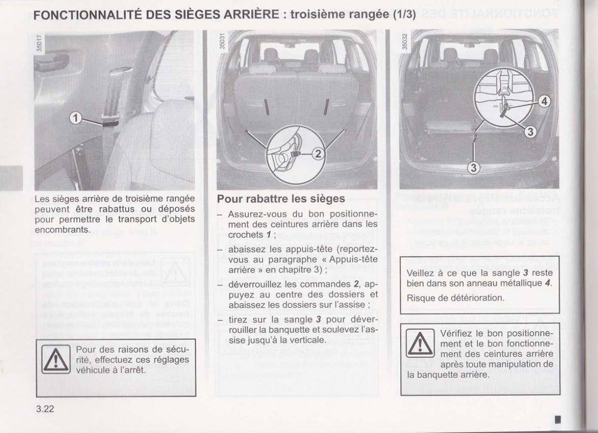 Dacia Lodgy manuel du proprietaire / page 103