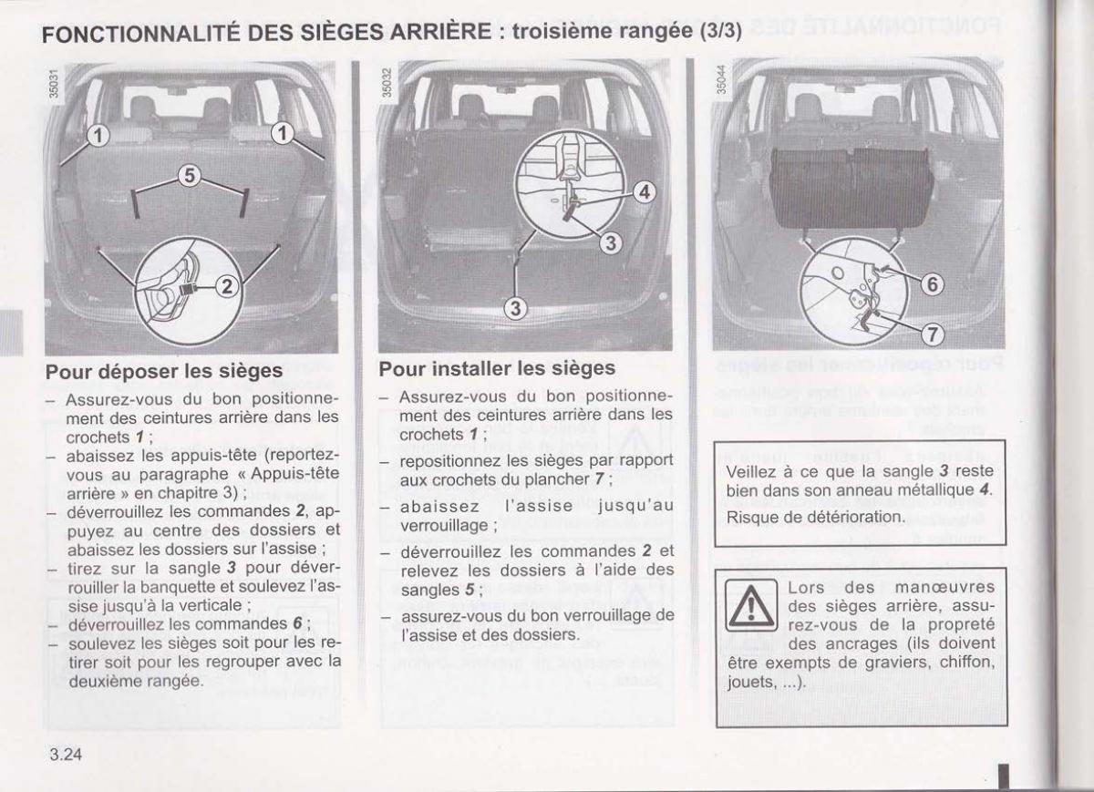 Dacia Lodgy manuel du proprietaire / page 105