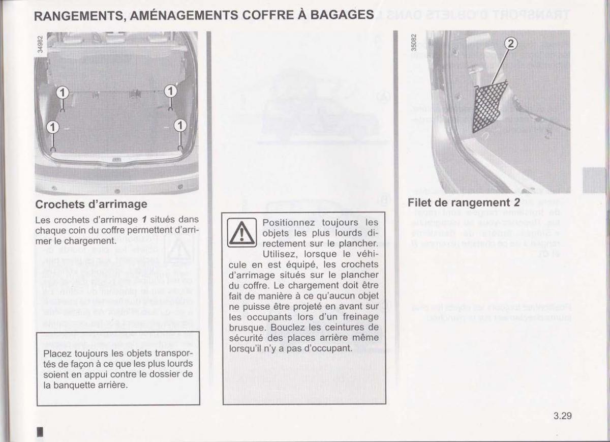 Dacia Lodgy manuel du proprietaire / page 110