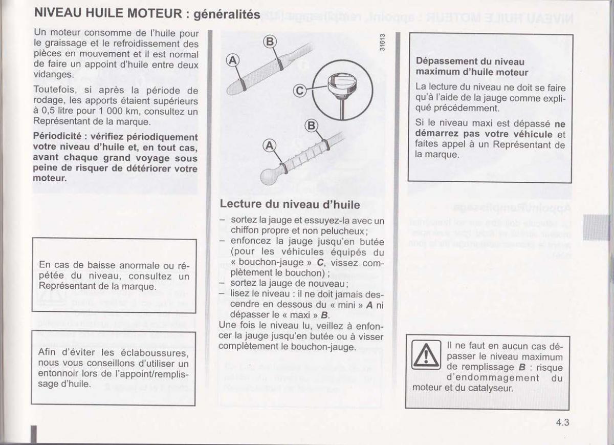 Dacia Lodgy manuel du proprietaire / page 118