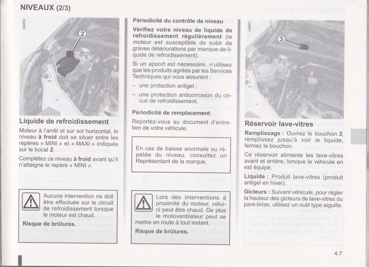 Dacia Lodgy manuel du proprietaire / page 122