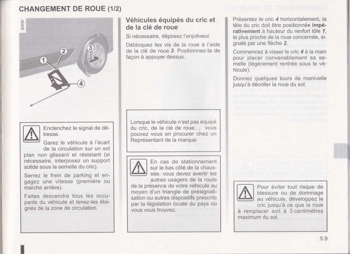 Dacia Lodgy manuel du proprietaire / page 139