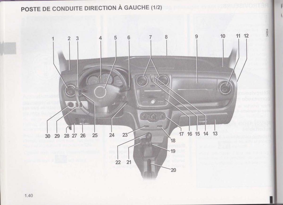 Dacia Lodgy manuel du proprietaire / page 42