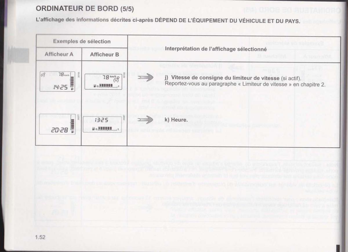 Dacia Lodgy manuel du proprietaire / page 54