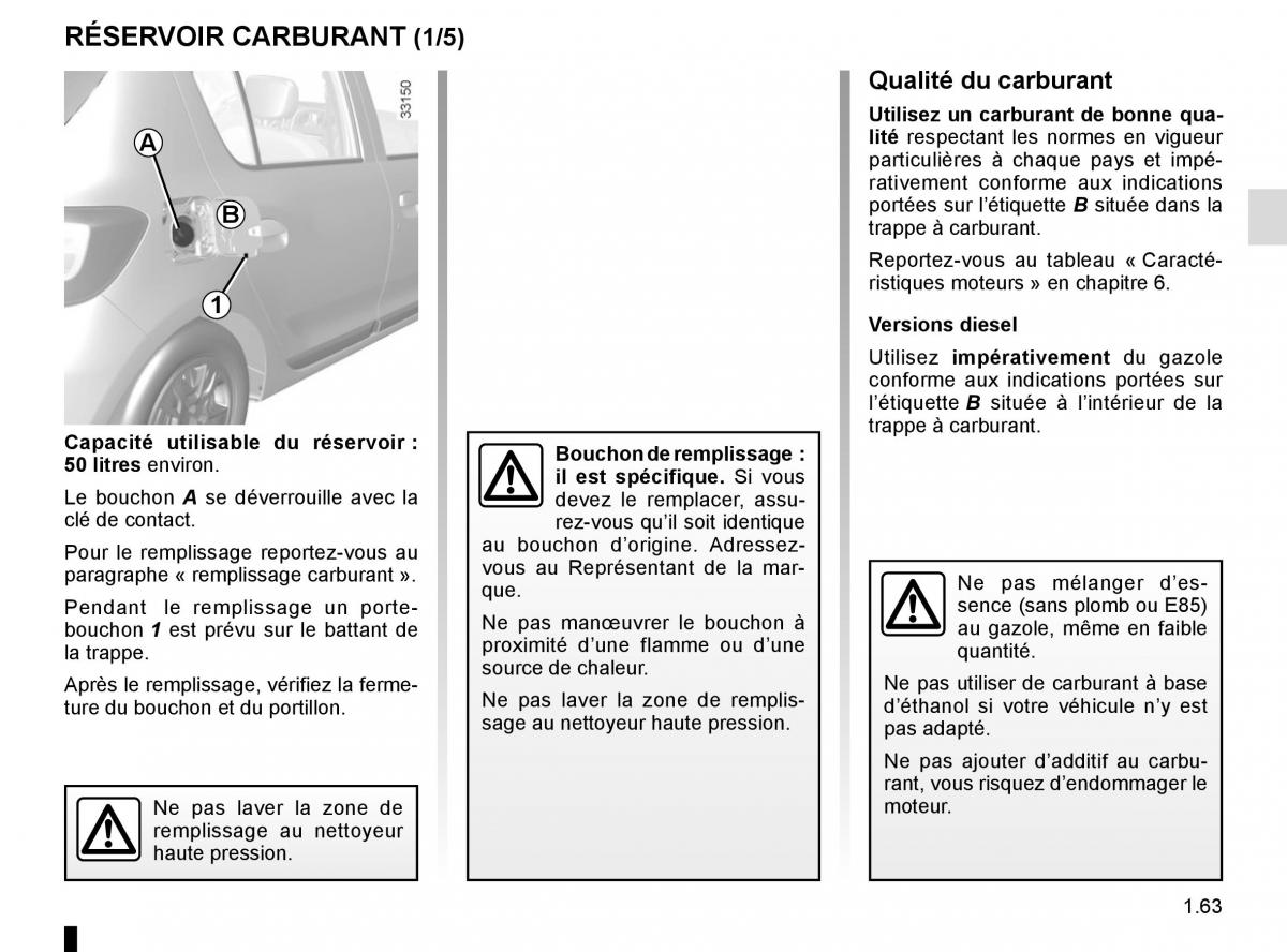 Dacia Logan II 2 manuel du proprietaire / page 68