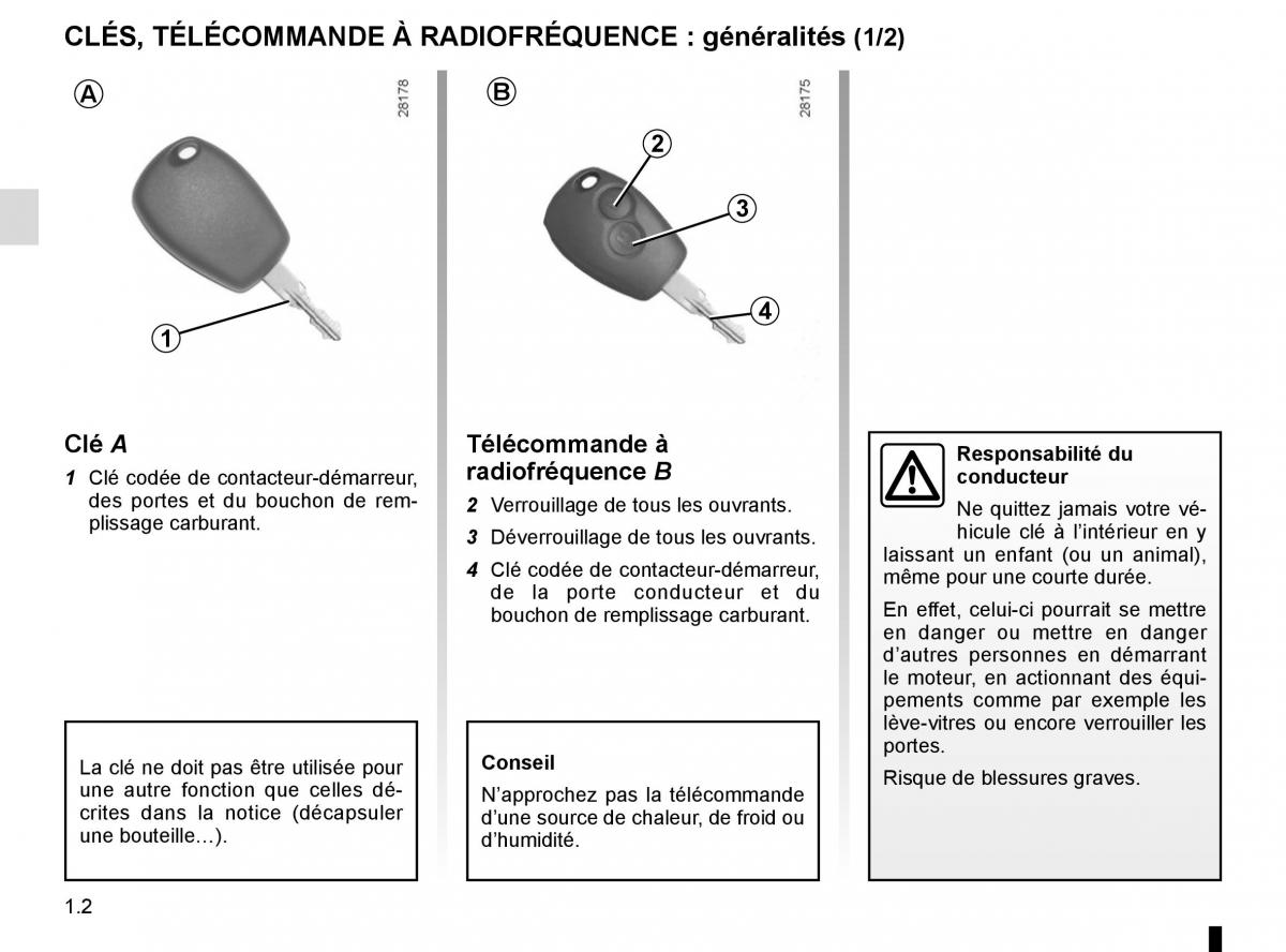 Dacia Logan II 2 manuel du proprietaire / page 7