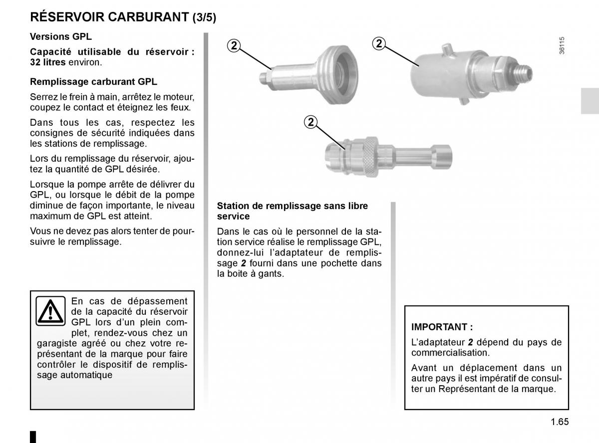 Dacia Logan II 2 manuel du proprietaire / page 70