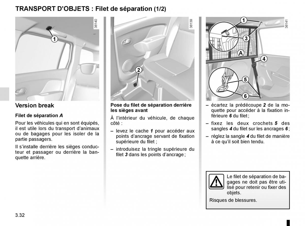 Dacia Logan II 2 manuel du proprietaire / page 133