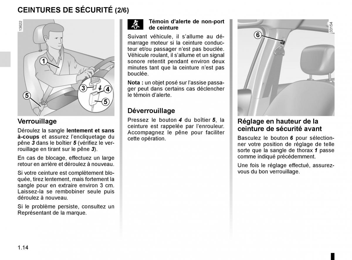 Dacia Logan II 2 manuel du proprietaire / page 19