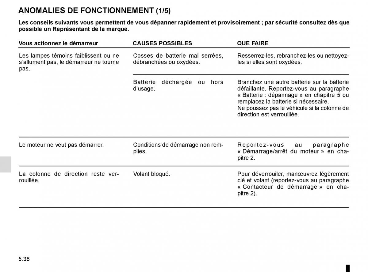 Dacia Logan II 2 manuel du proprietaire / page 191