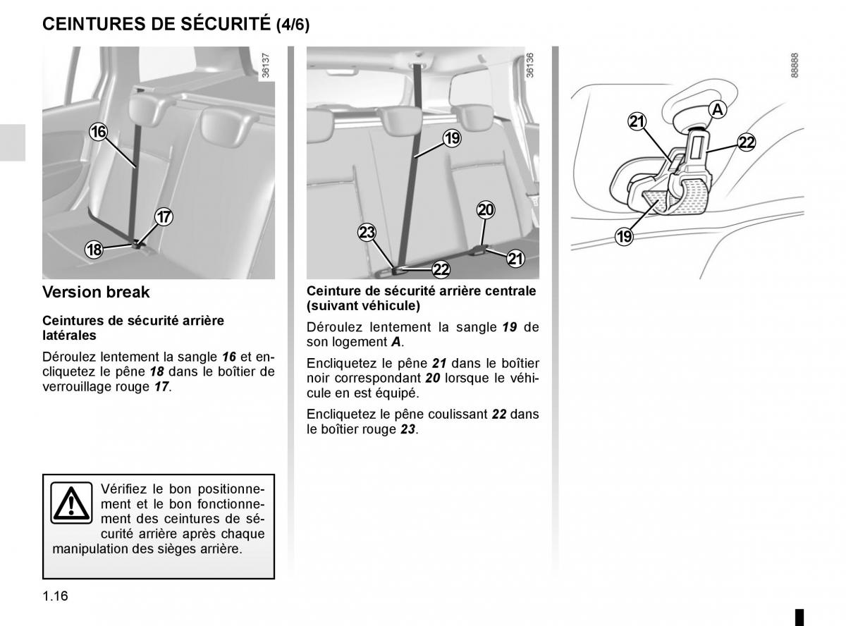 Dacia Logan II 2 manuel du proprietaire / page 21