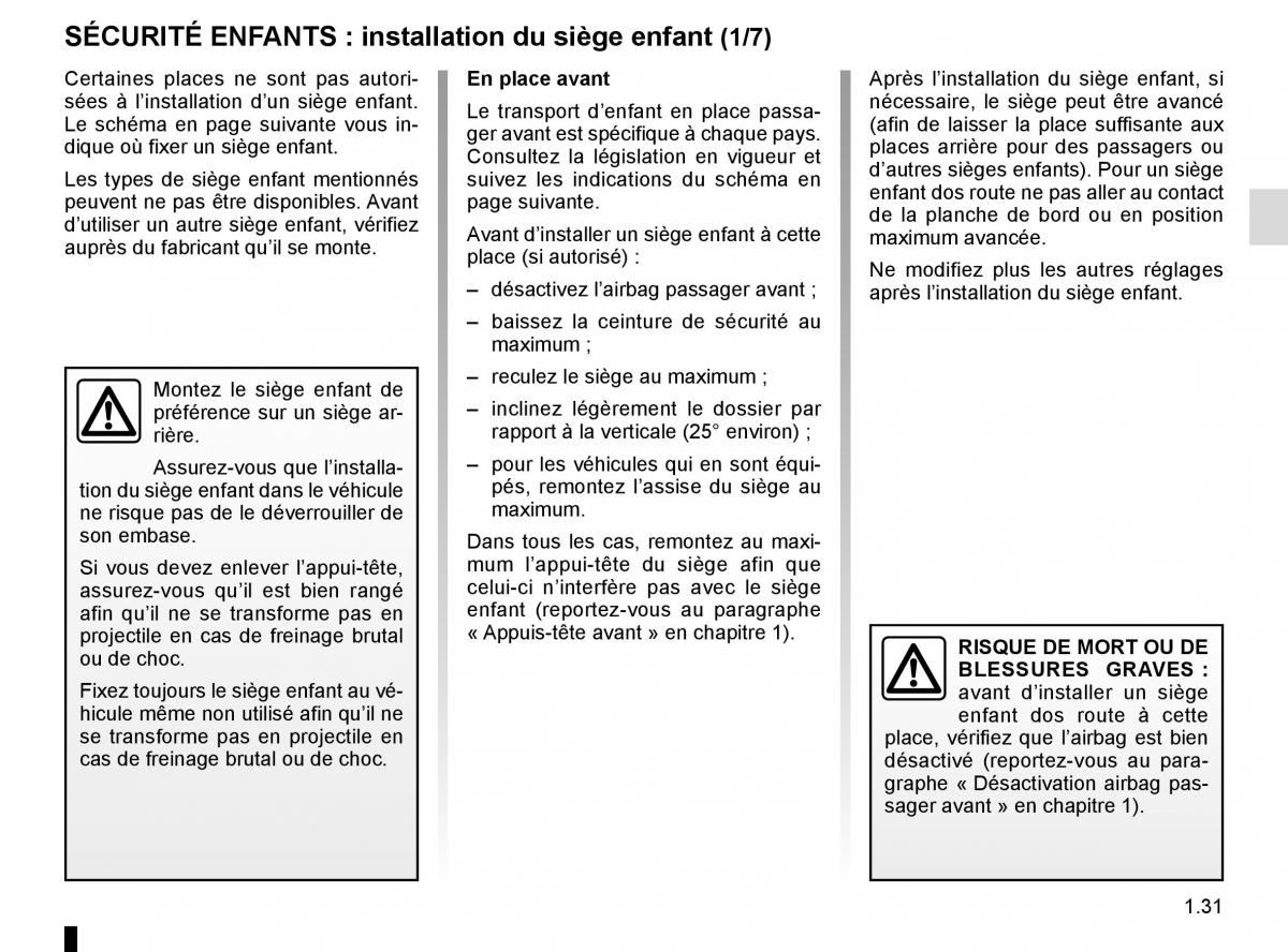 Dacia Logan II 2 manuel du proprietaire / page 36