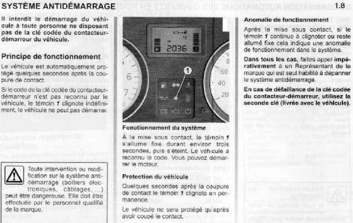 Dacia Sandero I 1 manuel du proprietaire / page 59