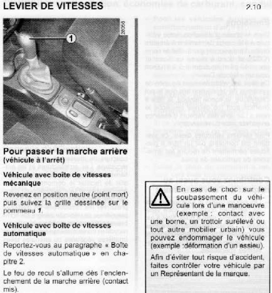 Dacia Sandero I 1 manuel du proprietaire / page 62