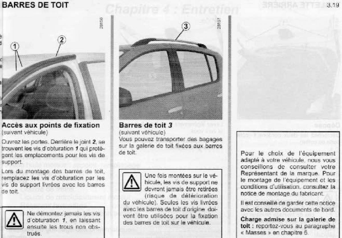 Dacia Sandero I 1 manuel du proprietaire / page 86