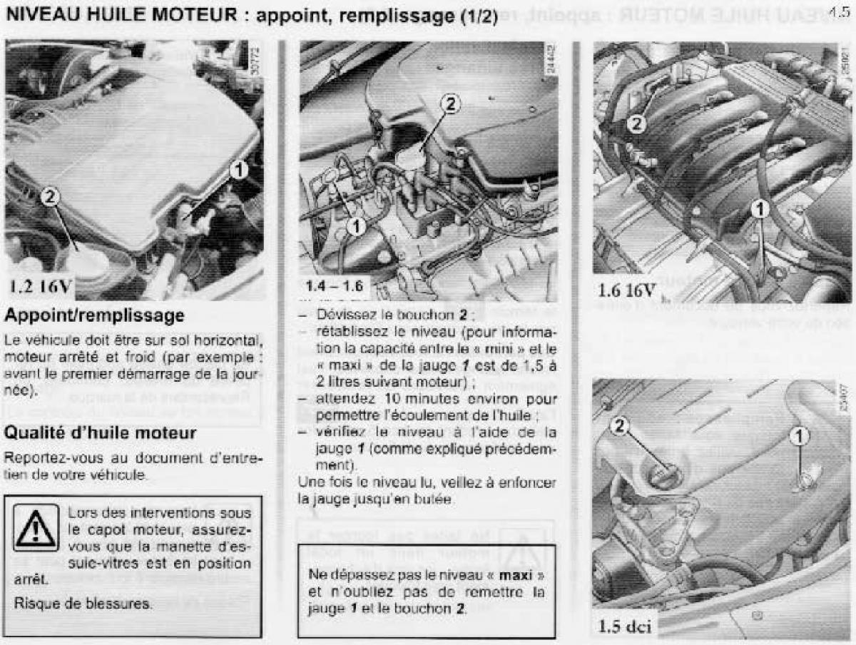 Dacia Sandero I 1 manuel du proprietaire / page 108