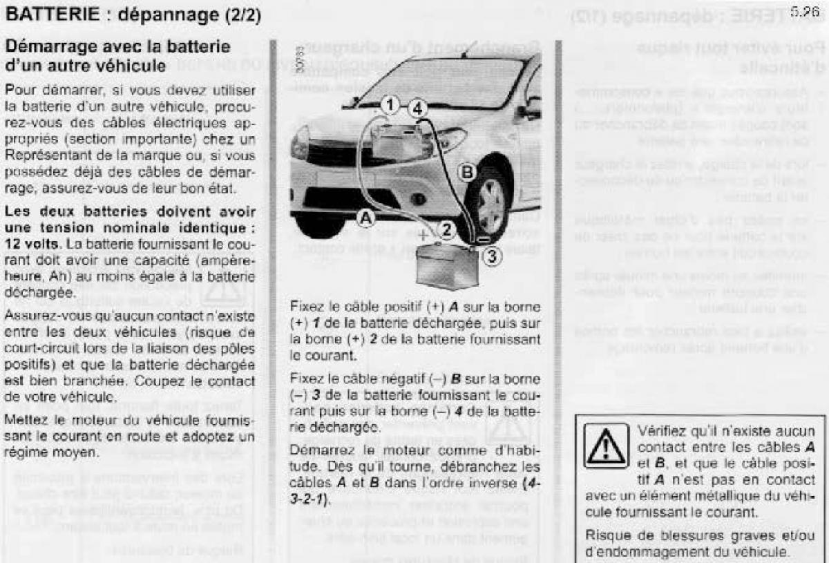 Dacia Sandero I 1 manuel du proprietaire / page 131