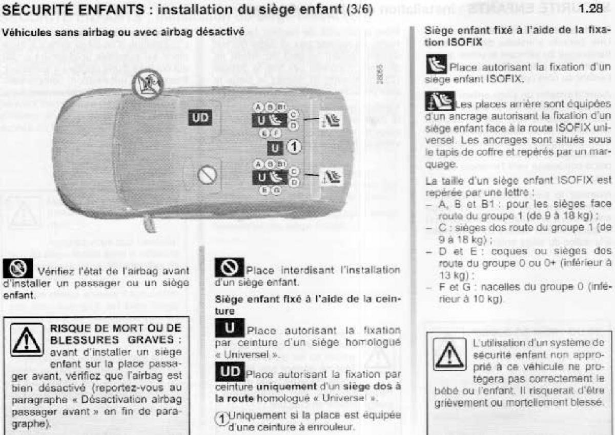 Dacia Sandero I 1 manuel du proprietaire / page 23