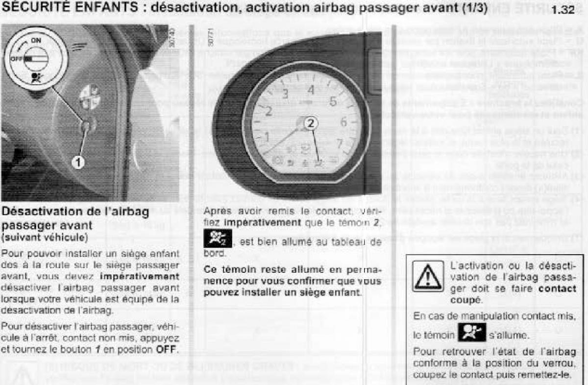 Dacia Sandero I 1 manuel du proprietaire / page 28