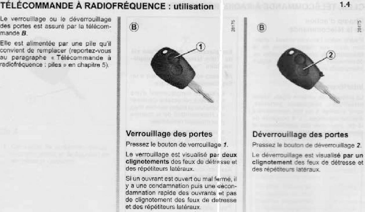 Dacia Sandero I 1 manuel du proprietaire / page 36