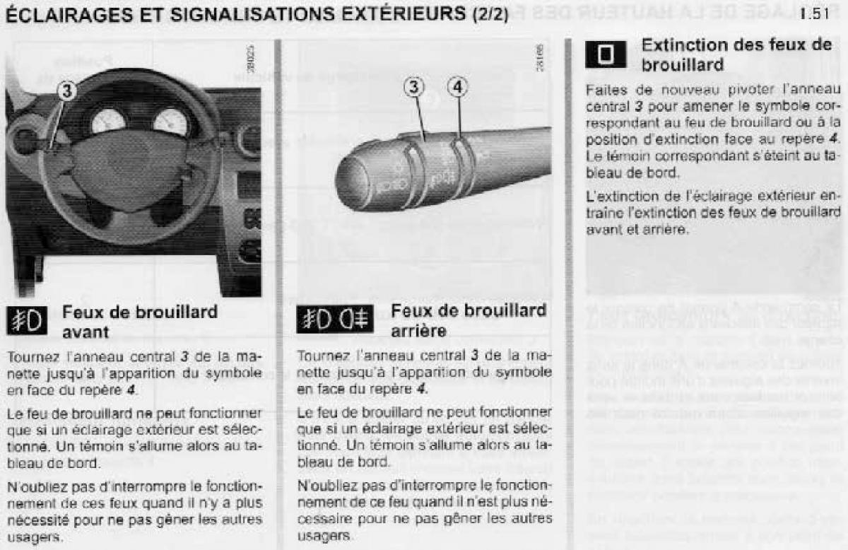 Dacia Sandero I 1 manuel du proprietaire / page 49