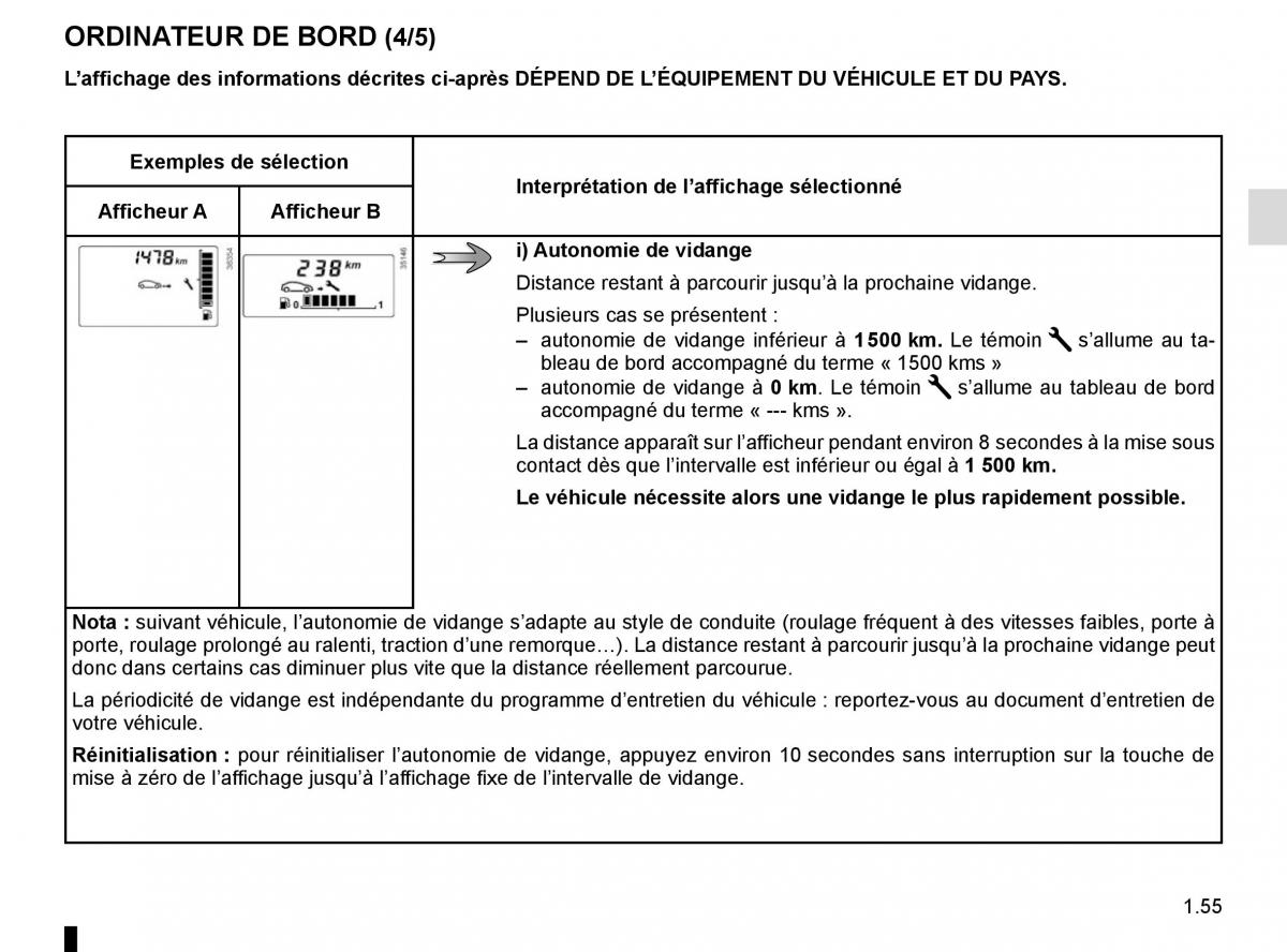 Dacia Sandero II 2 manuel du proprietaire / page 60