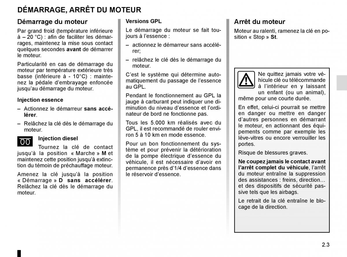 Dacia Sandero II 2 manuel du proprietaire / page 76