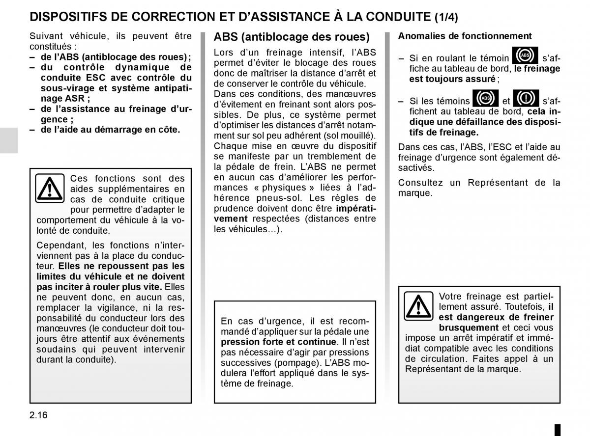 Dacia Sandero II 2 manuel du proprietaire / page 89