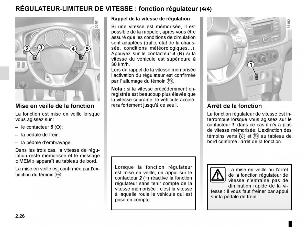 Dacia Sandero II 2 manuel du proprietaire / page 99