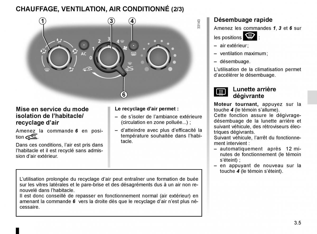 Dacia Sandero II 2 manuel du proprietaire / page 106