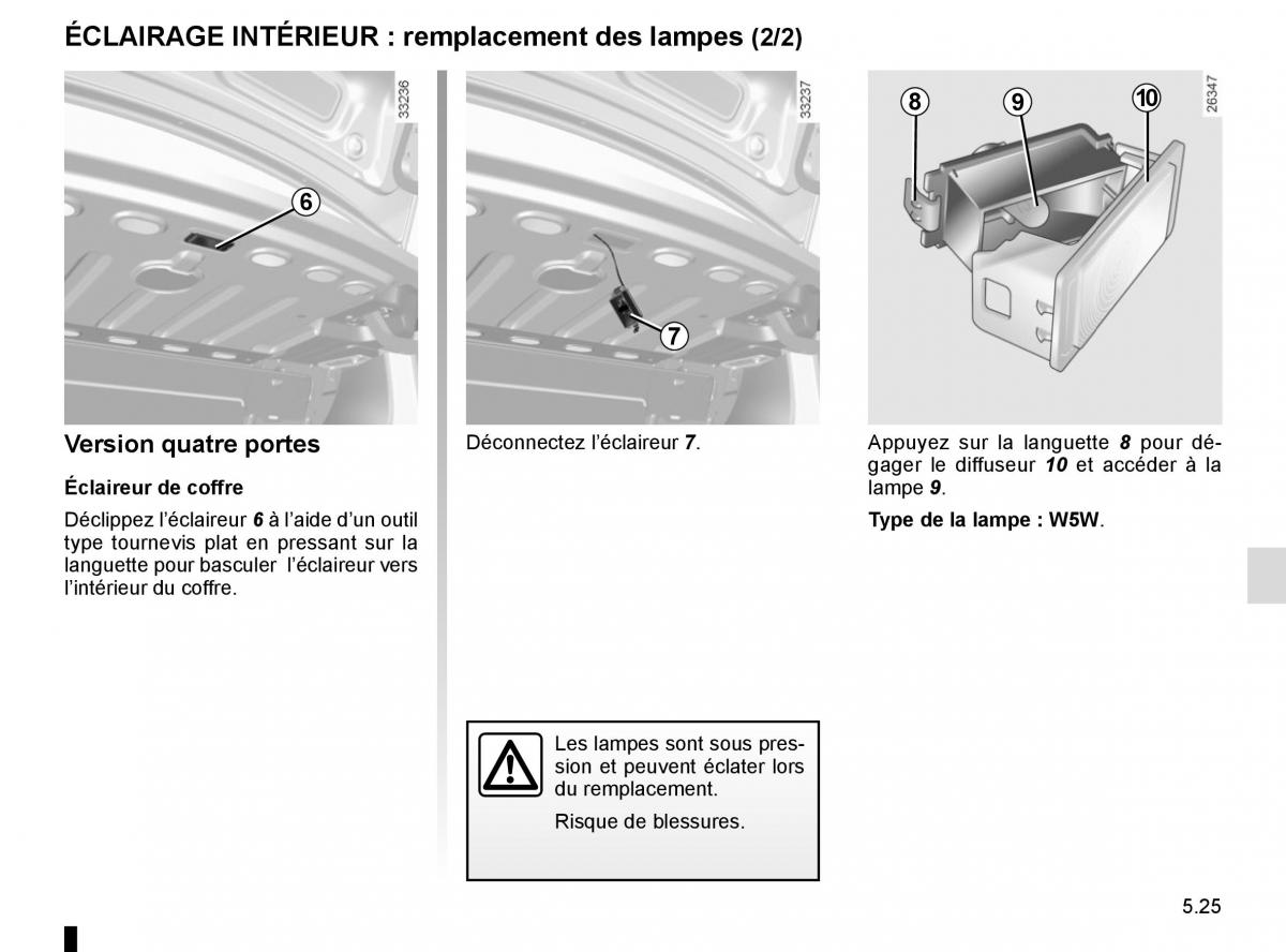 Dacia Sandero II 2 manuel du proprietaire / page 178