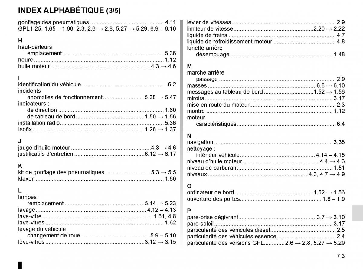 Dacia Sandero II 2 manuel du proprietaire / page 222