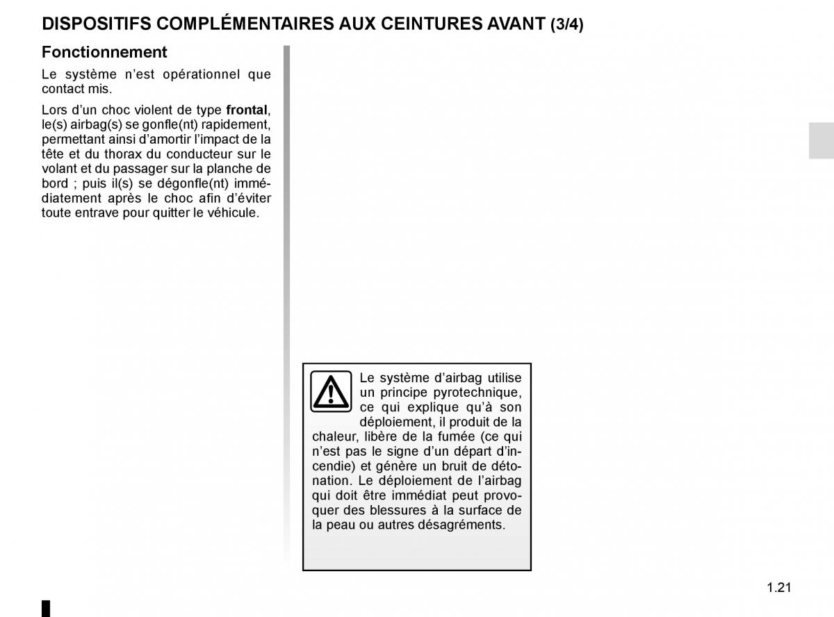 Dacia Sandero II 2 manuel du proprietaire / page 26