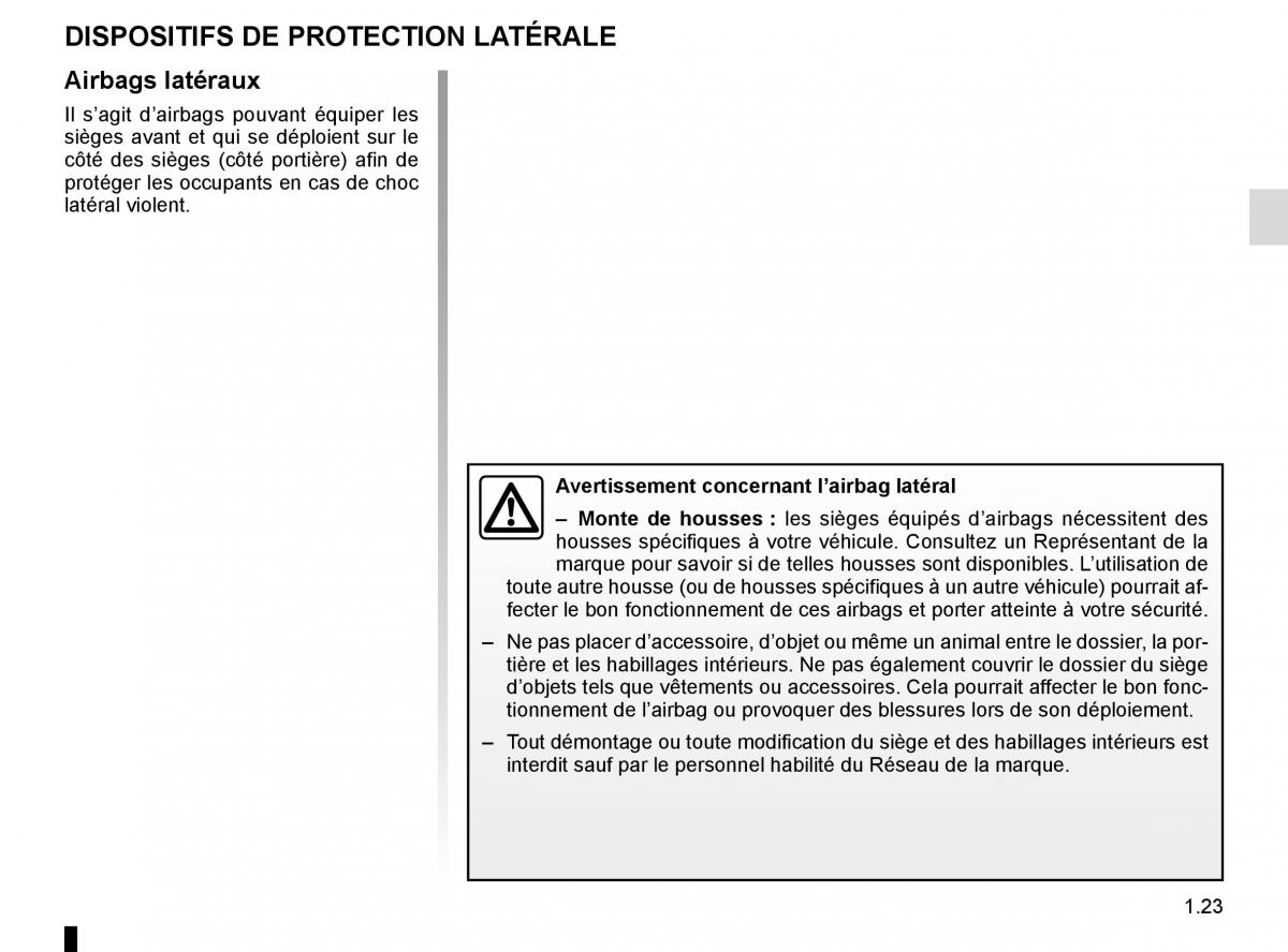 Dacia Sandero II 2 manuel du proprietaire / page 28