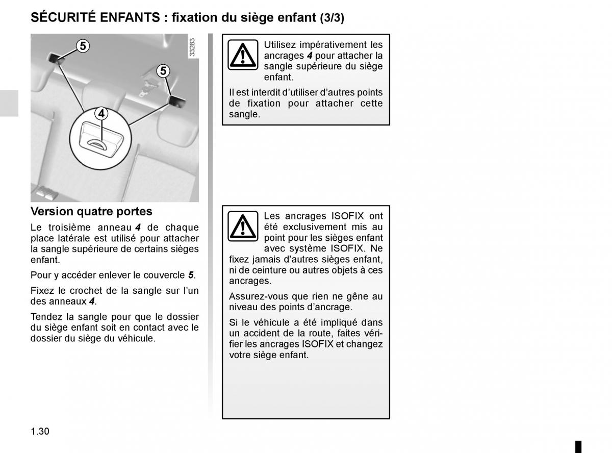 Dacia Sandero II 2 manuel du proprietaire / page 35