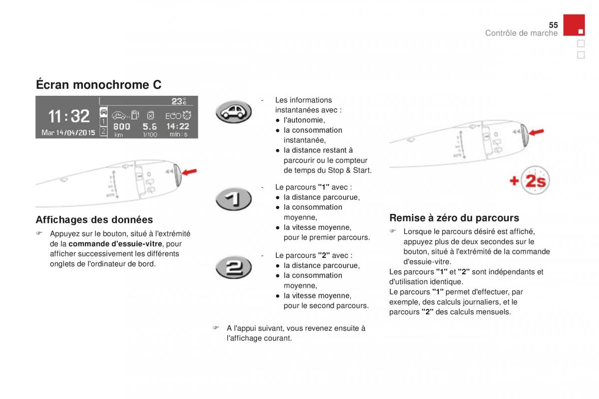 DS3 manuel du proprietaire / page 57