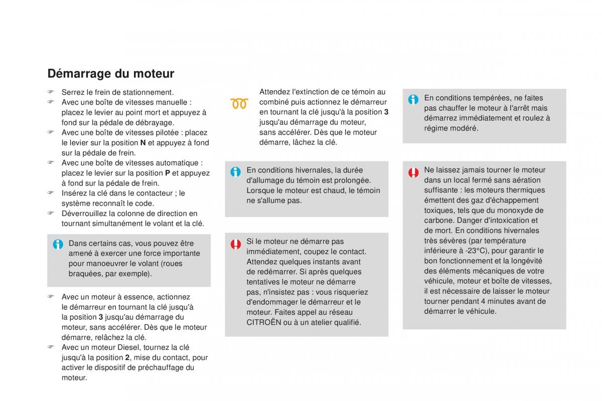 DS3 manuel du proprietaire / page 104