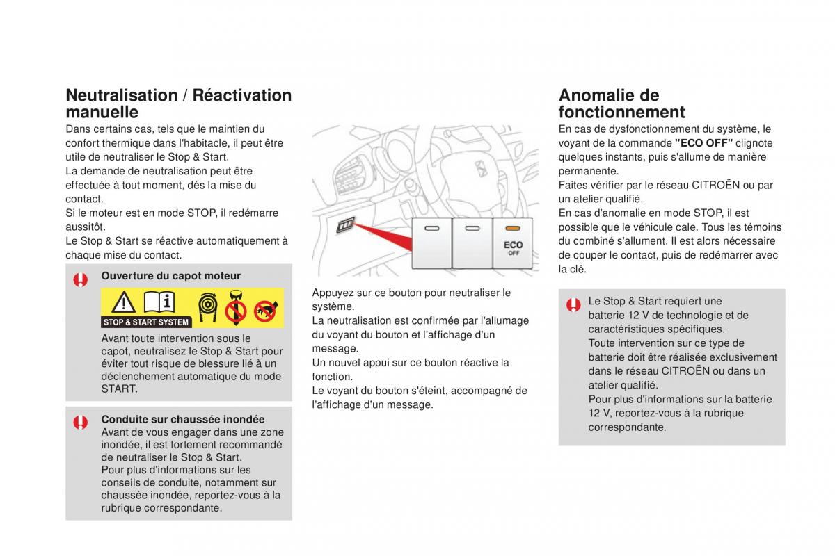 DS3 manuel du proprietaire / page 124