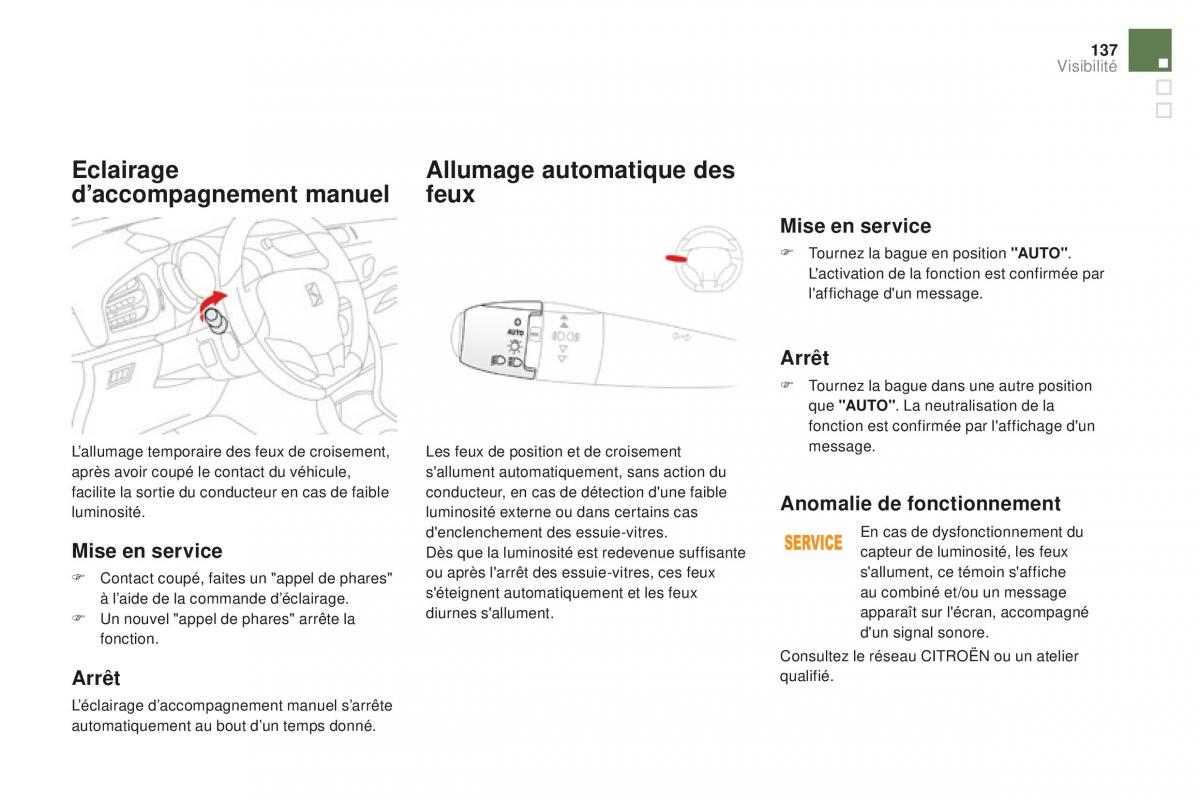 DS3 manuel du proprietaire / page 139