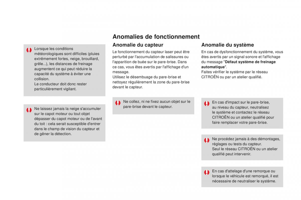 DS3 manuel du proprietaire / page 162