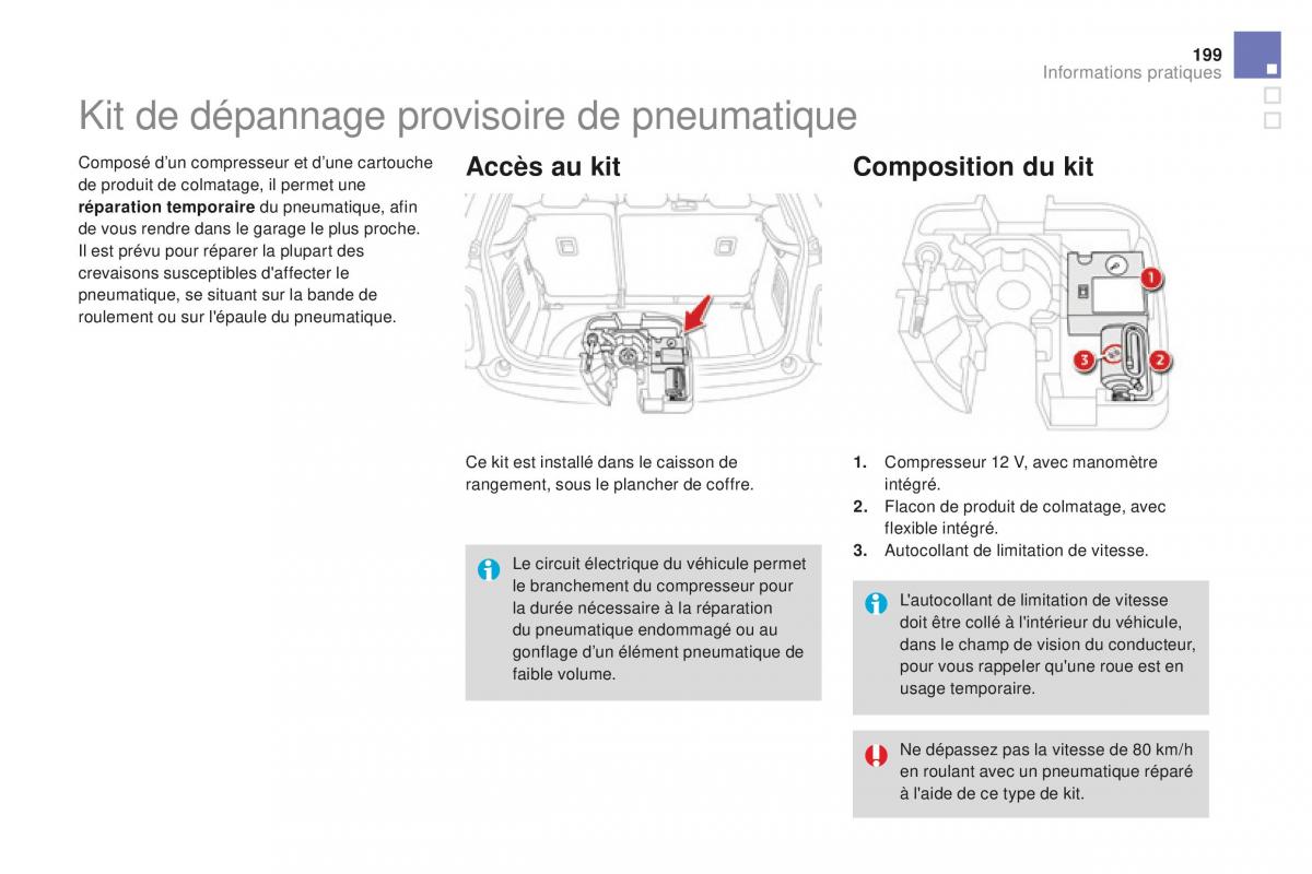 DS3 manuel du proprietaire / page 201