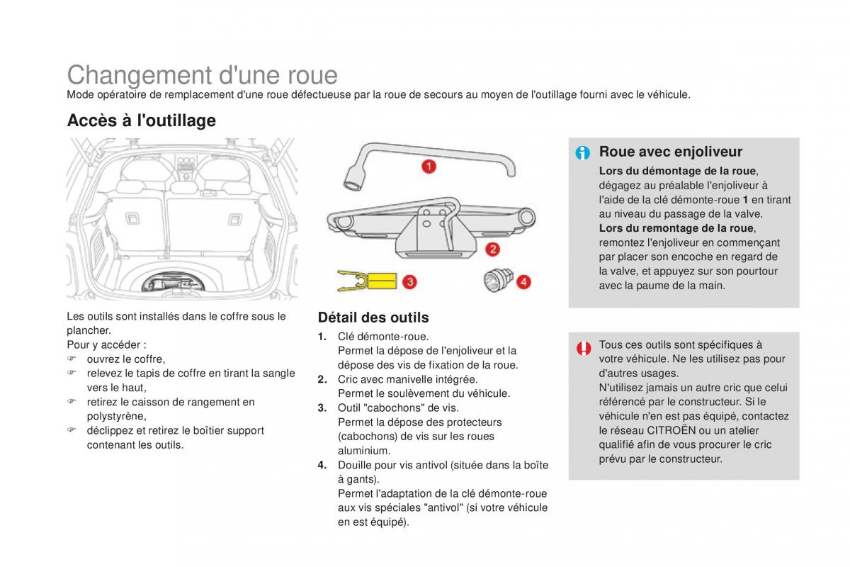 DS3 manuel du proprietaire / page 206