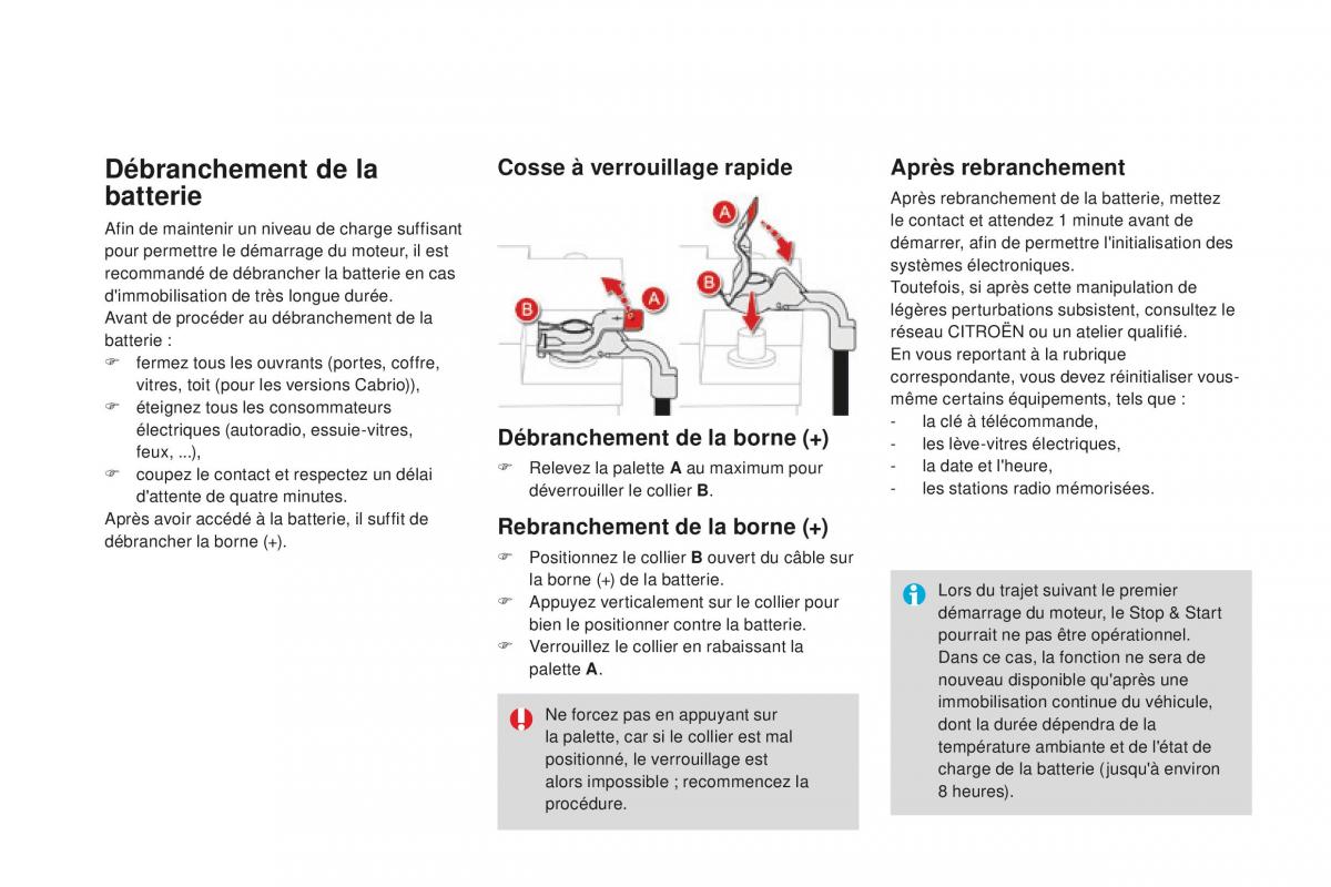 DS3 manuel du proprietaire / page 232