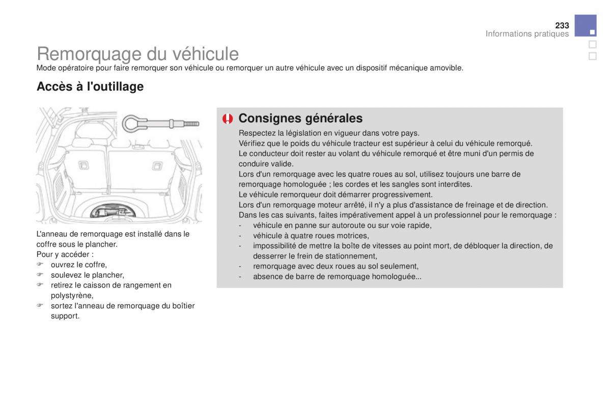 DS3 manuel du proprietaire / page 235