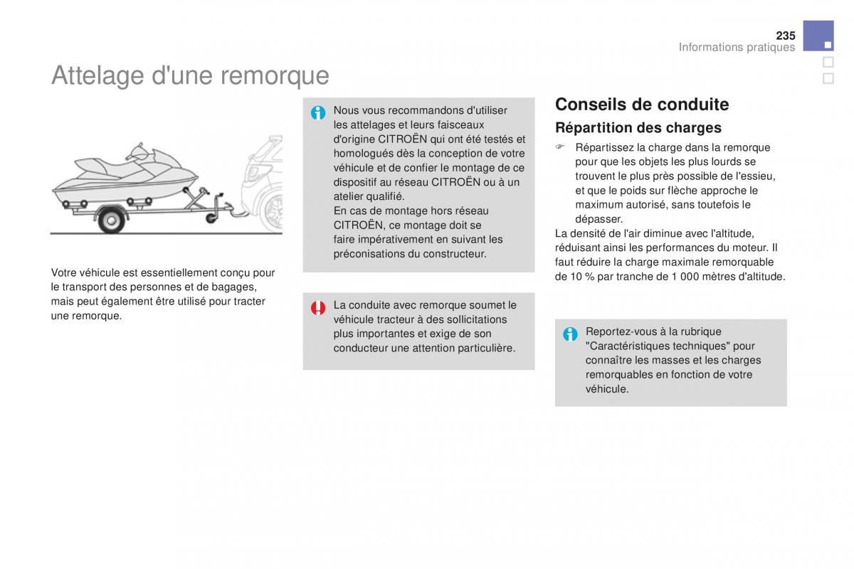 DS3 manuel du proprietaire / page 237